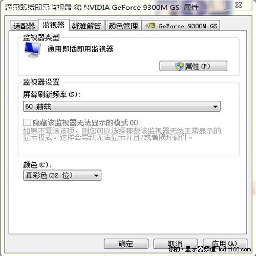 误区二:液晶显示器也要上高刷新率