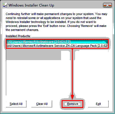 MSE安装不了，提示错误ox80070643-www.downcc.com