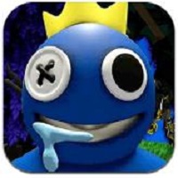 躲避蓝色面条人