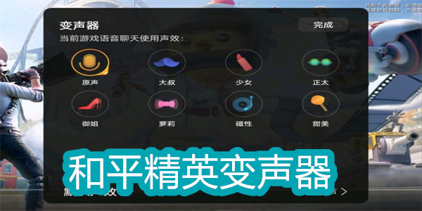 和平精英变声器