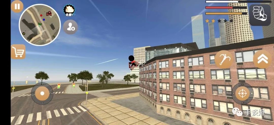 火柴人绳索英雄2中文版(stickmanropehero2) v3.3.4 安卓版4