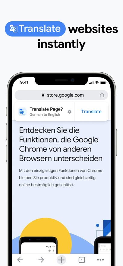 谷歌chrome浏览器苹果版 v119.0.6045.109 官方版1
