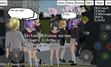 校园女生模拟器中文版 v1.0 安卓版0