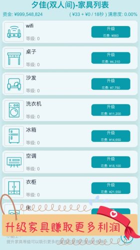 文字挂机民宿 v0.23