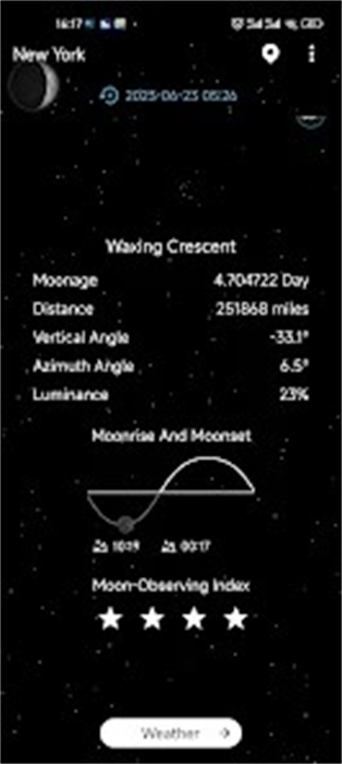 Moon phase月相 v1.0.3 安卓版3
