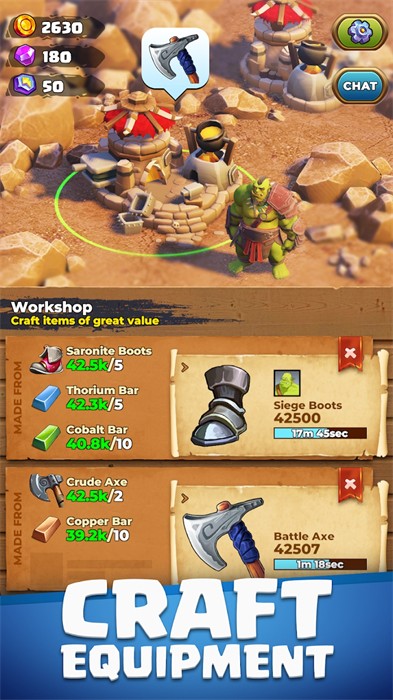 矿石工艺兽人采矿营地 v0.6.2 安卓版3