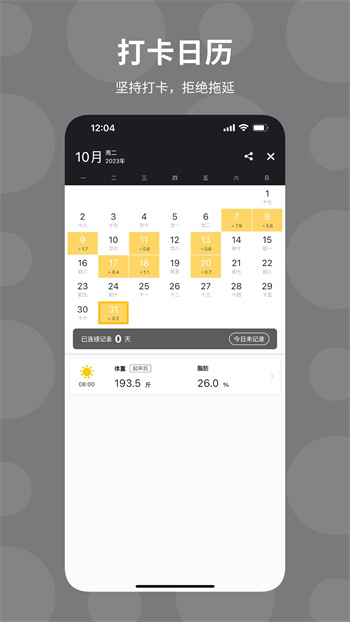 体重日记 v2.6.1 安卓版0
